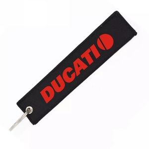Customized key Chain Tag Motorcycle Outboard Double Sided DUCATI LOGO Keychain
